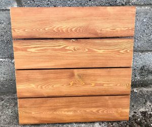 Siberian Larch Fencing Remmers Oil finish Cedar colour Timberulove 1